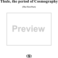 Thule, the Period of Cosmography