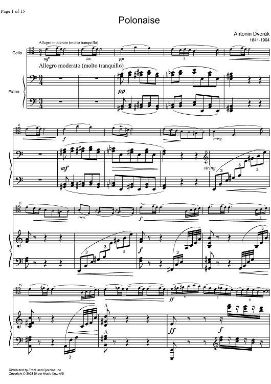 Polonaise - Score