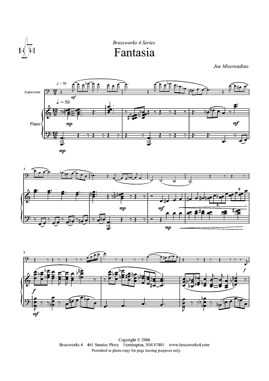 Fantasia - Piano Score