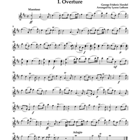 The Royal Fireworks Music - Violin 1