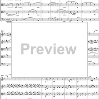 String Quintet No. 2 in B-flat Major, Op. 87 - Score