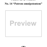 Mass in B Minor, BWV232, No. 14: "Patrem omnipotentem"