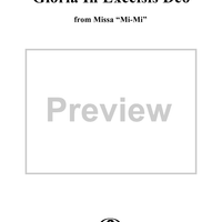 Gloria In Excelsis Deo - From Missa "Mi-Mi"