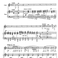 La dì (The day - 4 friuli songs) - Score