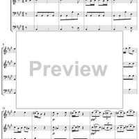 Quartet No. 3 in A major - Score