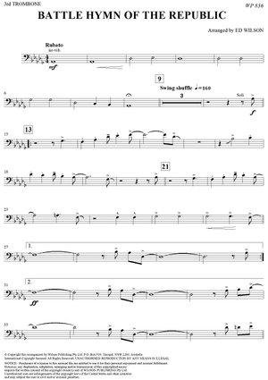 Battle Hymn of the Republic - Trombone 3