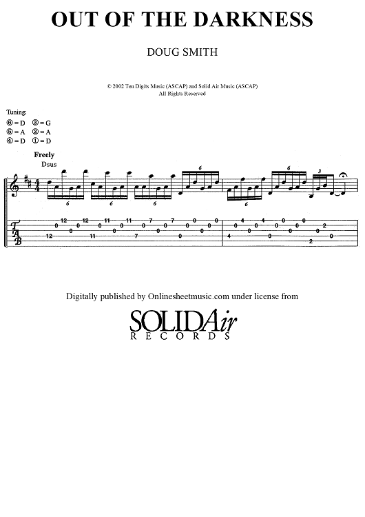 Out of the Darkness (No MP3)