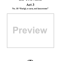 La Traviata, Act 3, No. 18, Recit. and Duet. "Parigi, o cara, noi lasceremo"