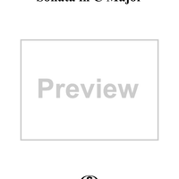 Sonata in C Major, Op. 16, No. 3 - Piano