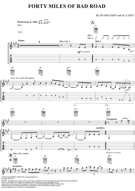 Forty Miles of Bad Road