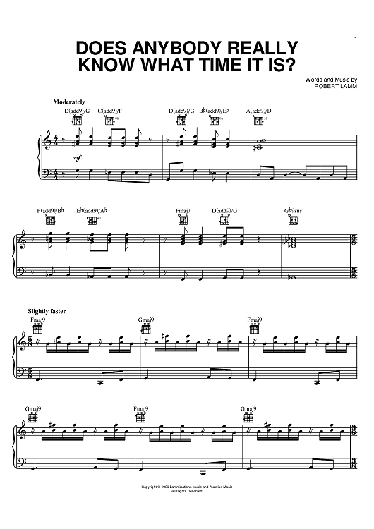 Does Anybody Really Know What Time It Is?