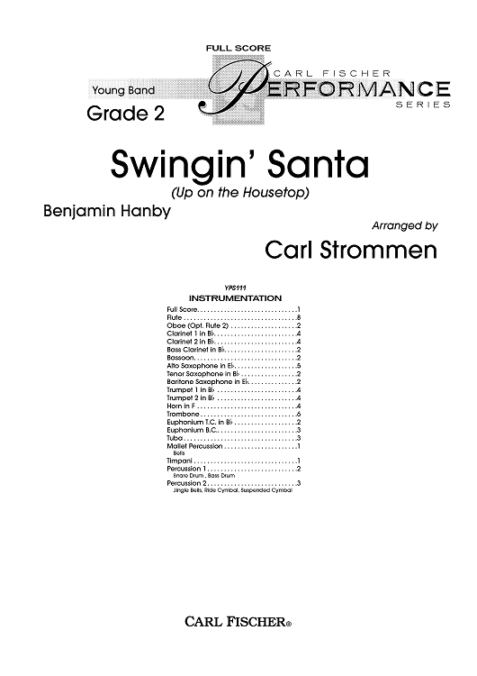 Swingin’ Santa (Up on the Housetop) - Score