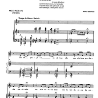 Tot es propici - Score