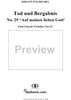 Chorale Preludes, Part II, Tod und Begräbnis, 29. Auf meinen lieben Gott