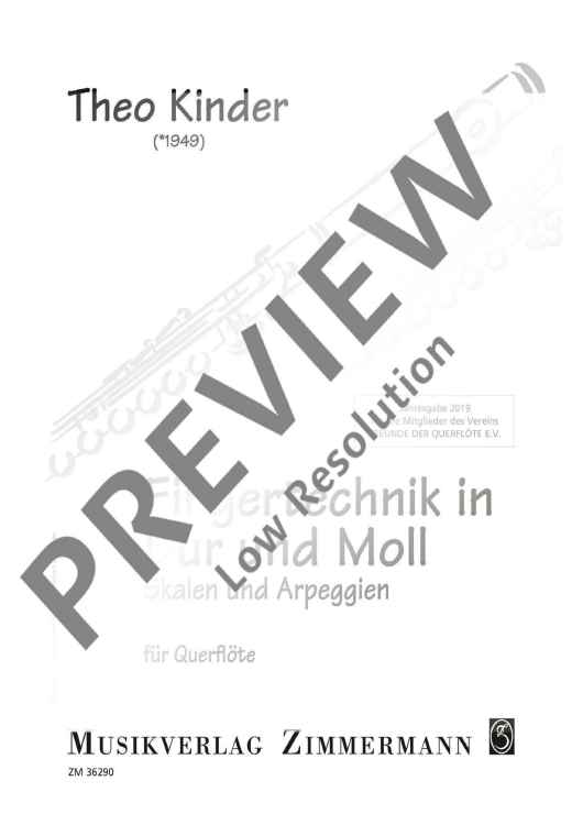 Fingertechnik in Dur und Moll