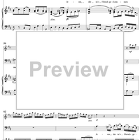 "Lass, o Welt, mich aus Verachtung", Aria, No. 5 from Cantata No. 123: "Liebster Immanuel, Herzog der Frommen" - Piano Score