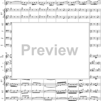 Brandenburg Concerto No. 4: Allegro - Score