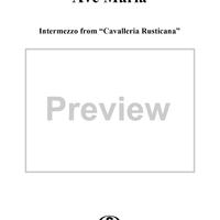 Ave Maria - Intermezzo from "Cavalleria Rusticana"