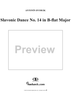 Slavonic Dance No. 14 in B-flat Major, Op. 72, No. 6