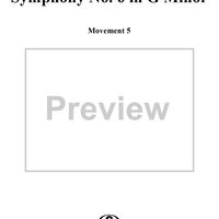 Symphony No. 6 in G Minor, Op. 42: Movt. 5