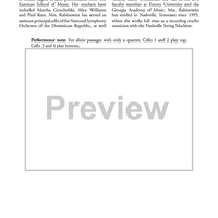 Merry Celli - Four Carols for Cello Quartet or Choir (with optional Bass) - Score