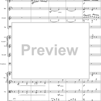 Suite No. 1 in D minor (d-moll). Movement VI, Gavotte - Full Score