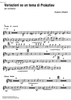 Variazioni su un tema di Prokofiev - B-flat Clarinet 1