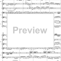 String Octet, Op. 20, Movement 1 - Score