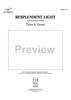 Resplendent Light (On Walden Pond) - Score