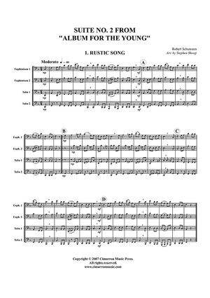 Suite No. 2 from "Album for the Young" - Score