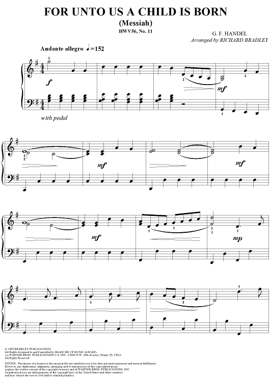 For Unto Us a Child is Born (Messiah)