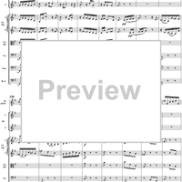 Brandenburg Concerto No. 4: Allegro - Score