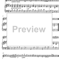 Bourrée (Op. 5 No. 5) and Gavotte (Op. 5 No. 1) - Score