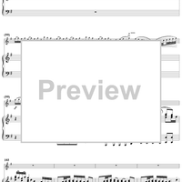 Flute Concerto in G Major - Piano Score