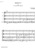 String Quartet No. 4 C Major D46 - Score