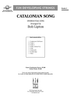 Catalonian Song - Score