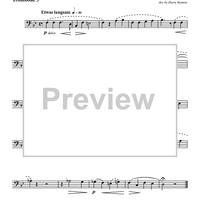 Waldesnacht from "Sieben Lieder, Op. 62" - Trombone 3