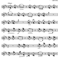 Capriccio No. 6 D Major