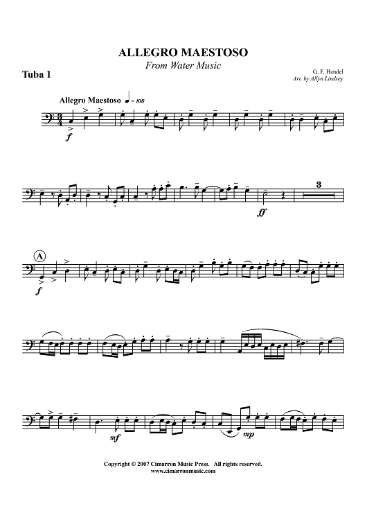 Allegro Maestoso - Tuba 1