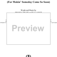 Thank You Baby! (For Makin' Someday Come So Soon)