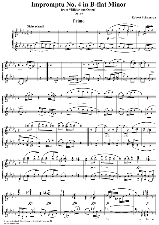 Impromptu No. 4 in B-flat Minor