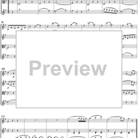 String Quartet No. 21, Movement 3 - Score
