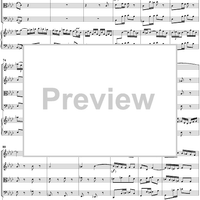 Clavier Concerto No. 5 in F Minor, Movement 1 - Score