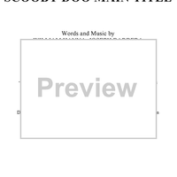 Scooby Doo Main Title