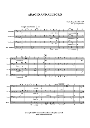 Adagio and Allegro - Score
