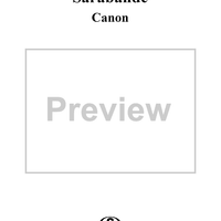 Sarabande (Canon)