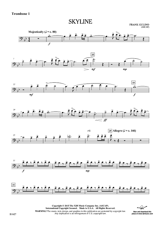 Skyline - Trombone 1