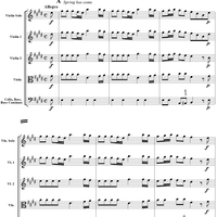 The Four Seasons: Spring, Movement 1 - Score