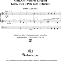 Kyrie, God the Everlasting Father, from "Seventy-Nine Chorales", Op. 28, No. 49
