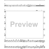 Brandenburg Concerto No. 6 - for Cello Sextet - Cello 4